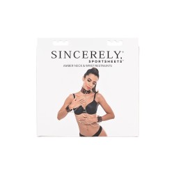 Kinky Pinky Χειροπέδες με Φτερά Sportsheets Amber