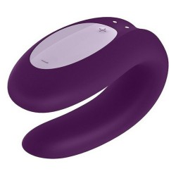 Συσκευή Δόνησης Dual Stimulation Vibe Satisfyer Double Joy Μωβ