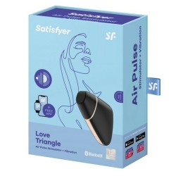 Clit Sucker Satisfyer Love triangle Μαύρο