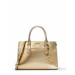 Γυναικεία Τσάντα Michael Kors Sheila Χρυσό 29 x 20 x 11 cm