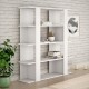 Βιβλιοπωλείο Alexandra House Living Λευκό Ξύλο MDP 110 x 122 x 29 cm 4 Ράφια