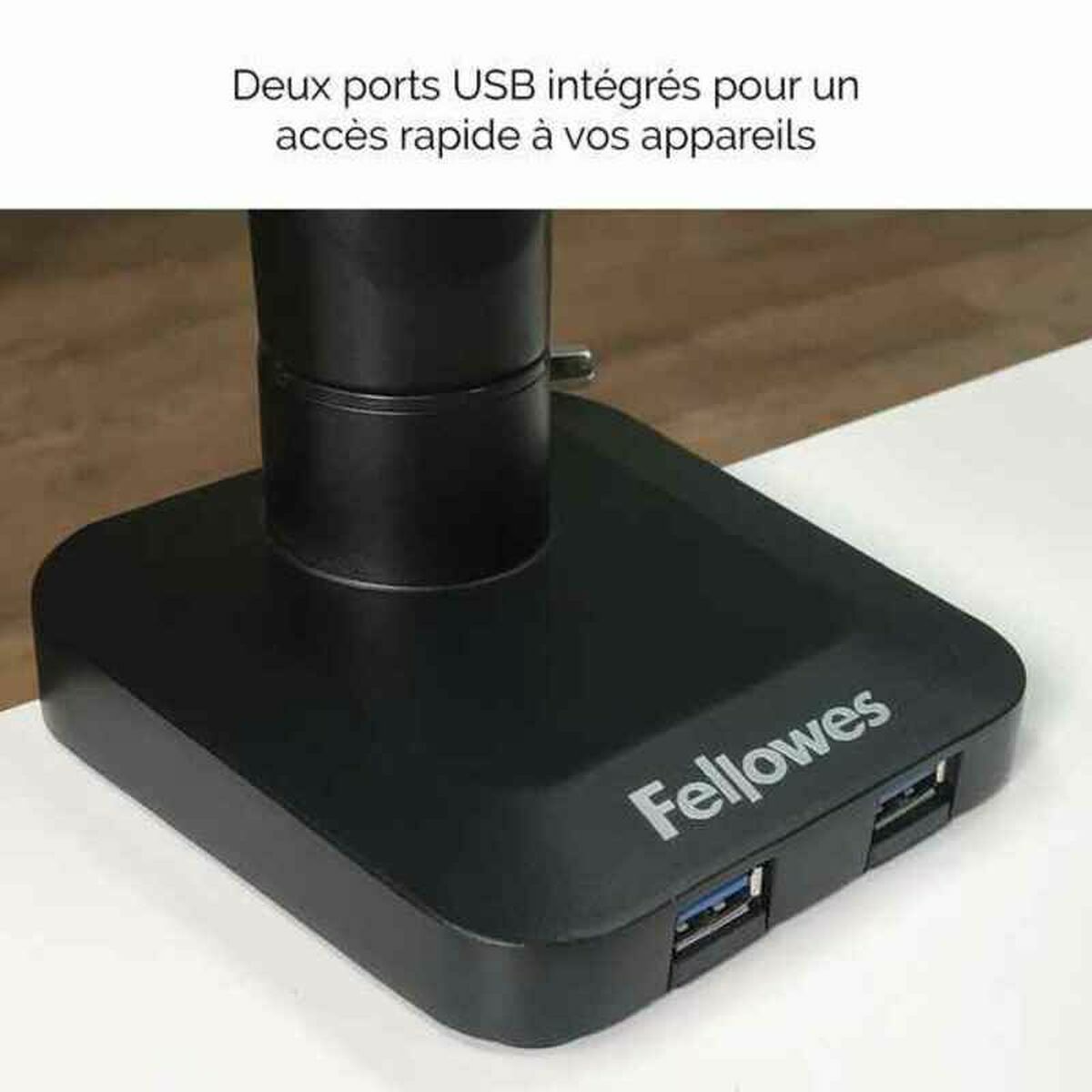 Βάση TV με Βραχίονα Fellowes 8042501 Μαύρο Multibrazo