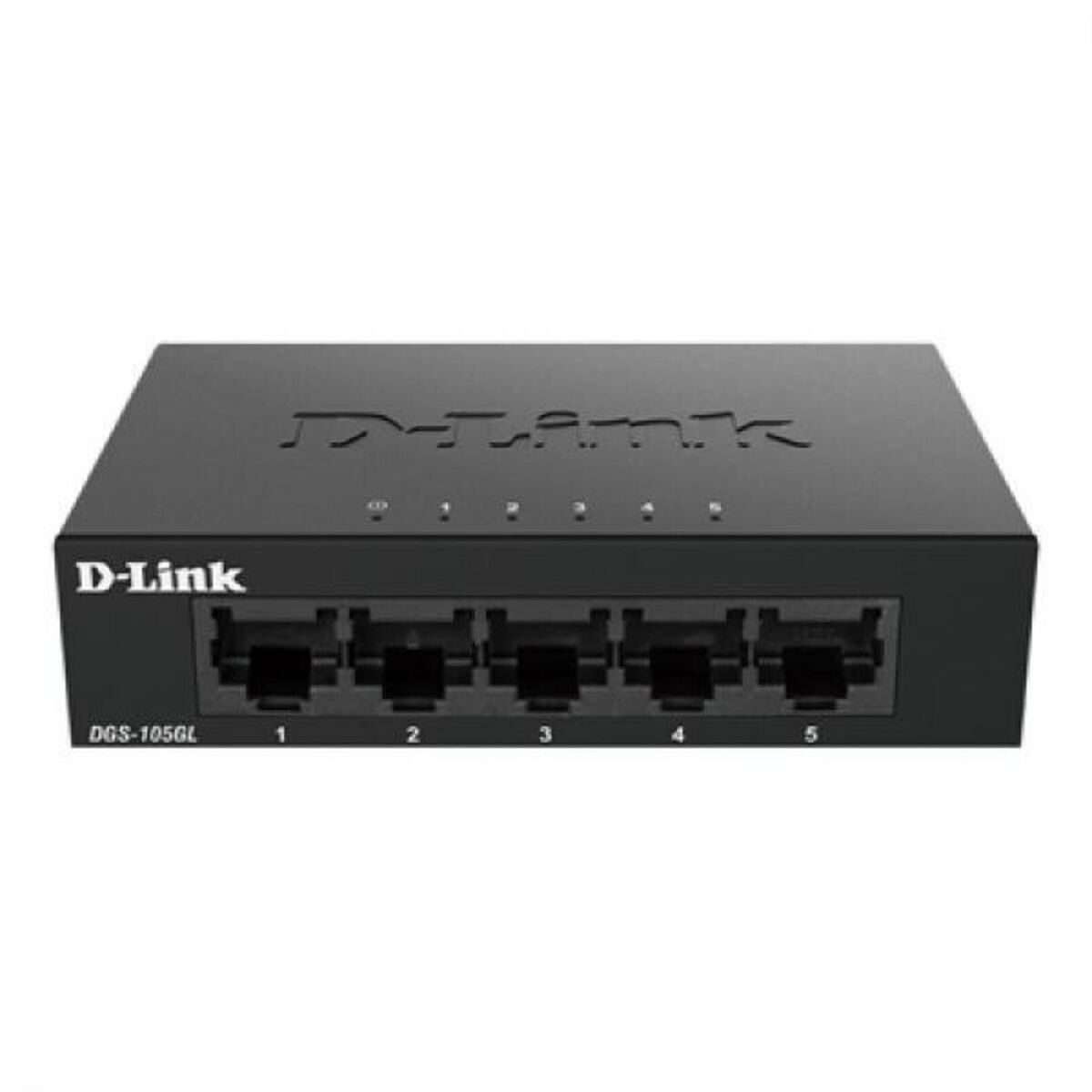 Switch Γραφείου D-Link DGS-105GL 5xGB Plug&Play Μαύρο