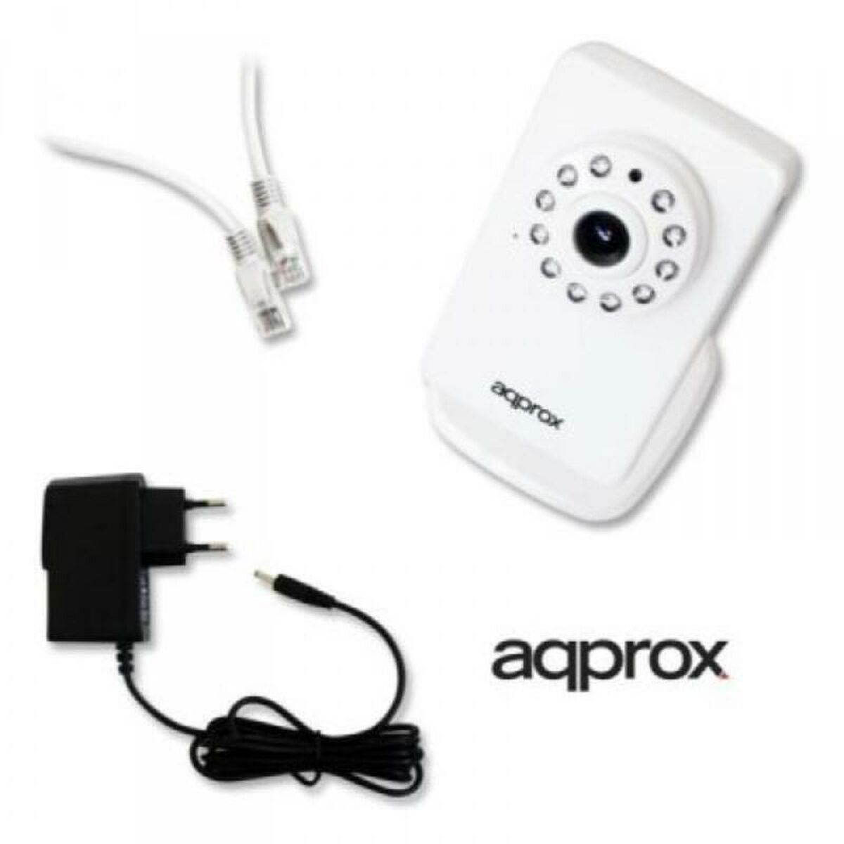 IP Κάμερα approx! APPIP03HDP2P HD IR P2P micro SD Wifi Λευκό