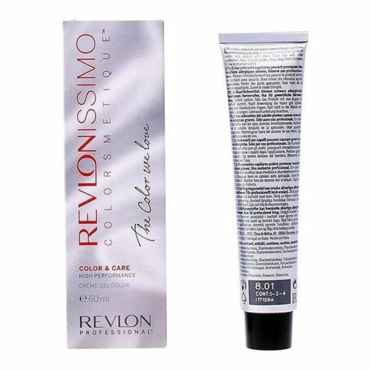 Αντιγηραντική Μόνιμη Βαφή Revlonissimo Revlon Revlonissimo Colorsmetique NMT 8,01 Nº 8.01 (60 ml)