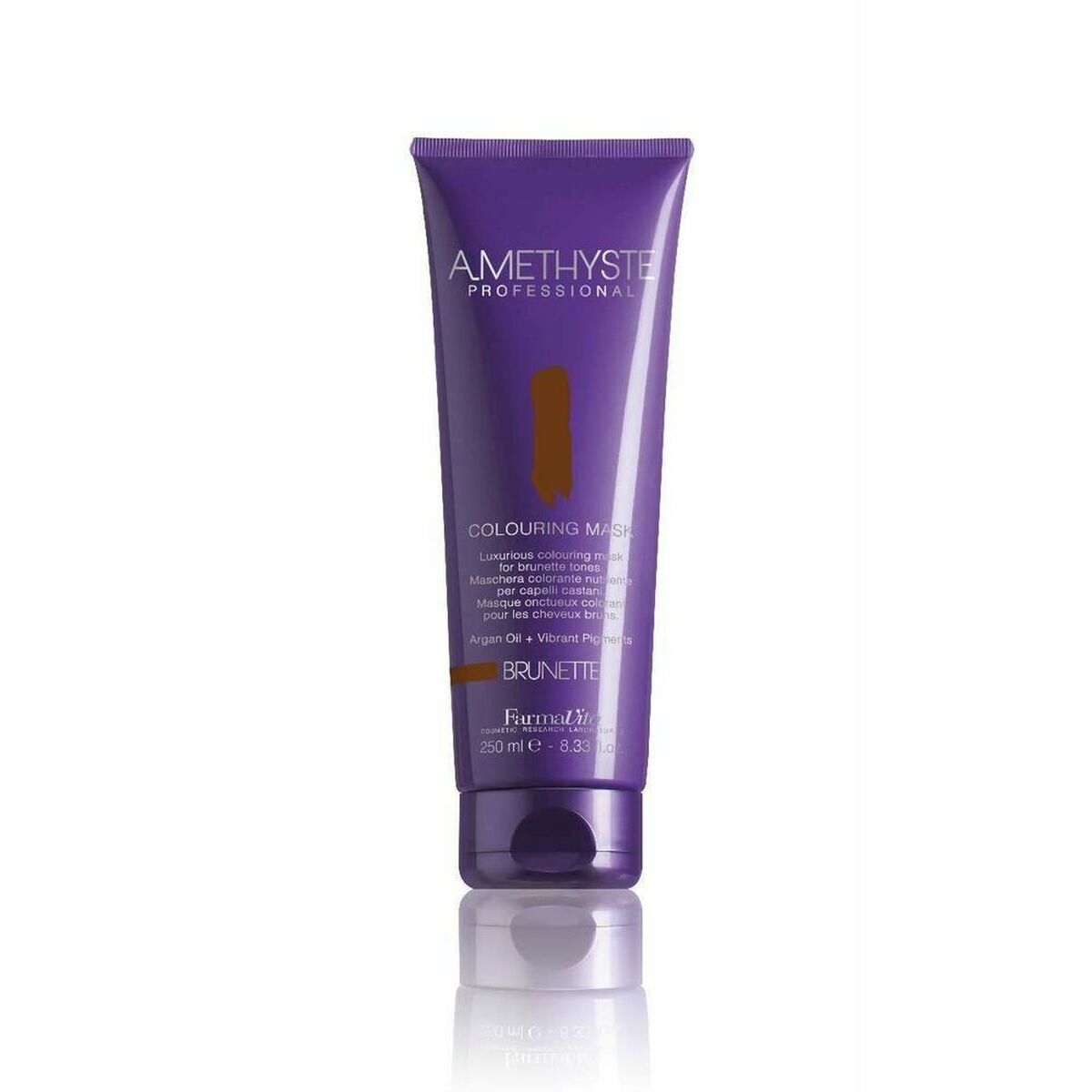 Βαφή Ημιμόνιμη Farmavita Amethyste Colouring Mask Καφέ (250 ml)