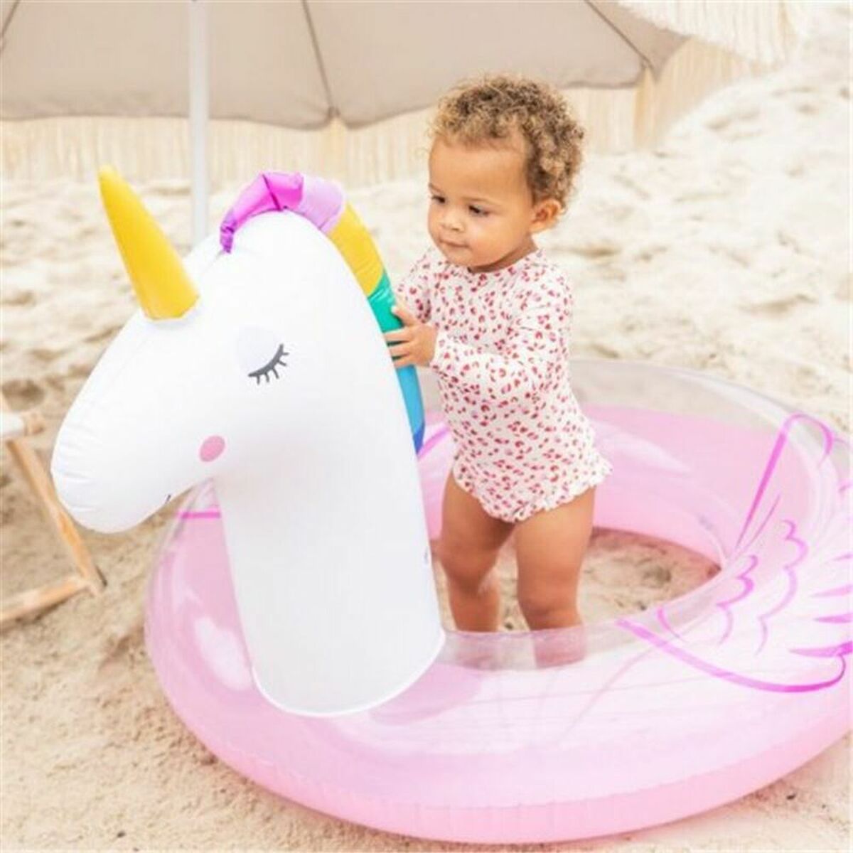 Inflatable Pool Float Swim Essentials Unicorn