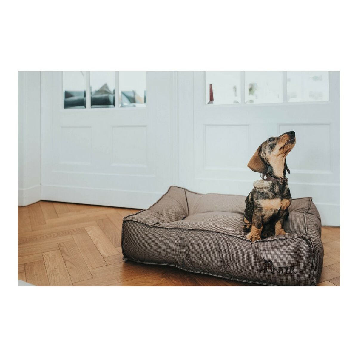 Bed for Dogs Hunter Lancaster Καφέ (120 x 90 cm)