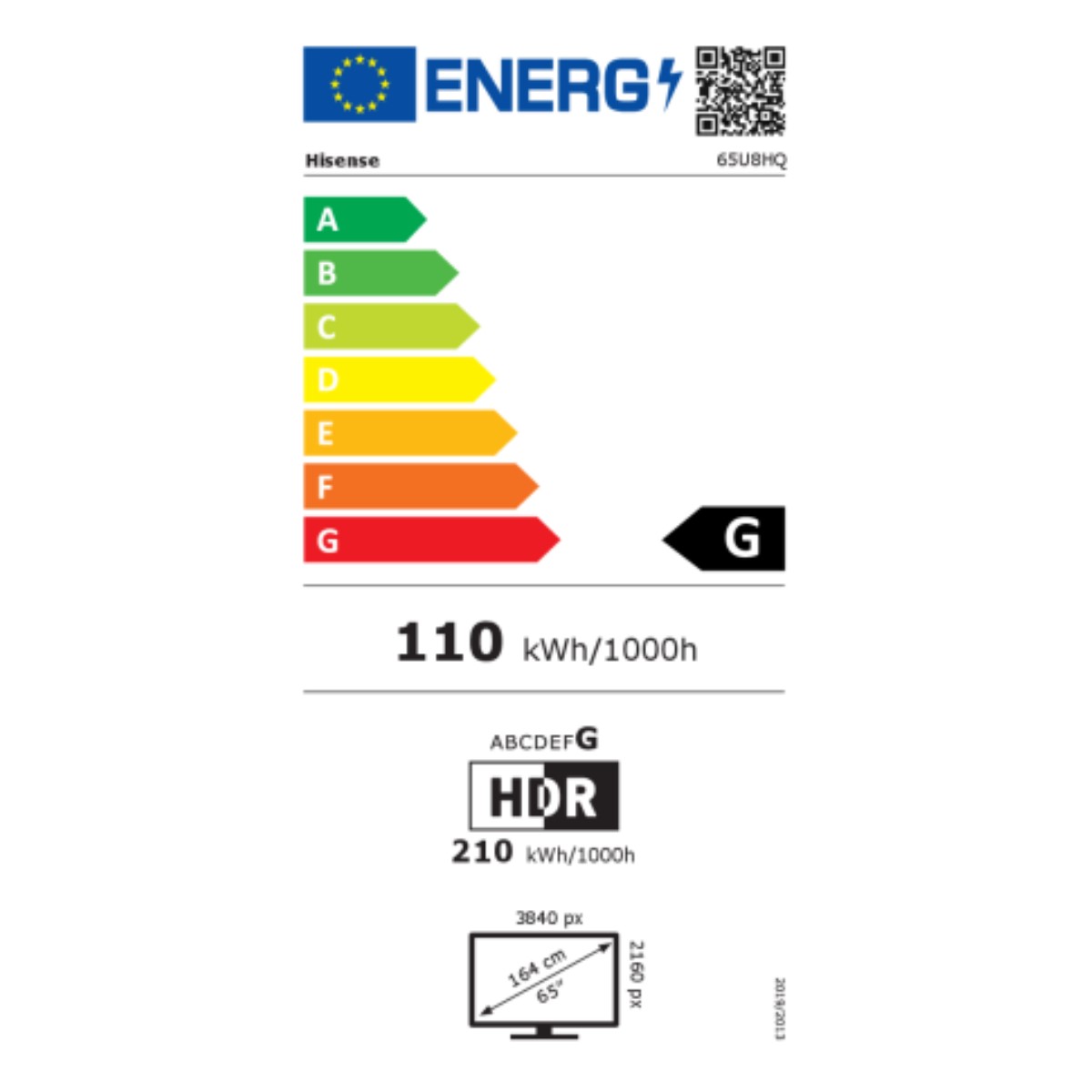 Smart TV Hisense 65U8HQ 65