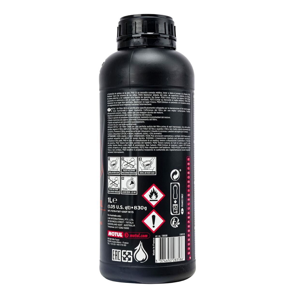 Kαθαριστικό φίλτρου αέρα Motul MTL108588 Off Road