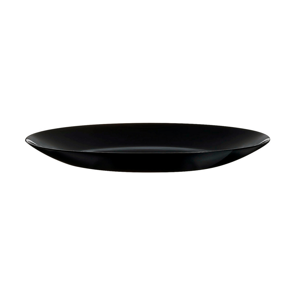 Flatplater Arcopal Μαύρο Γυαλί (Ø 25 cm)