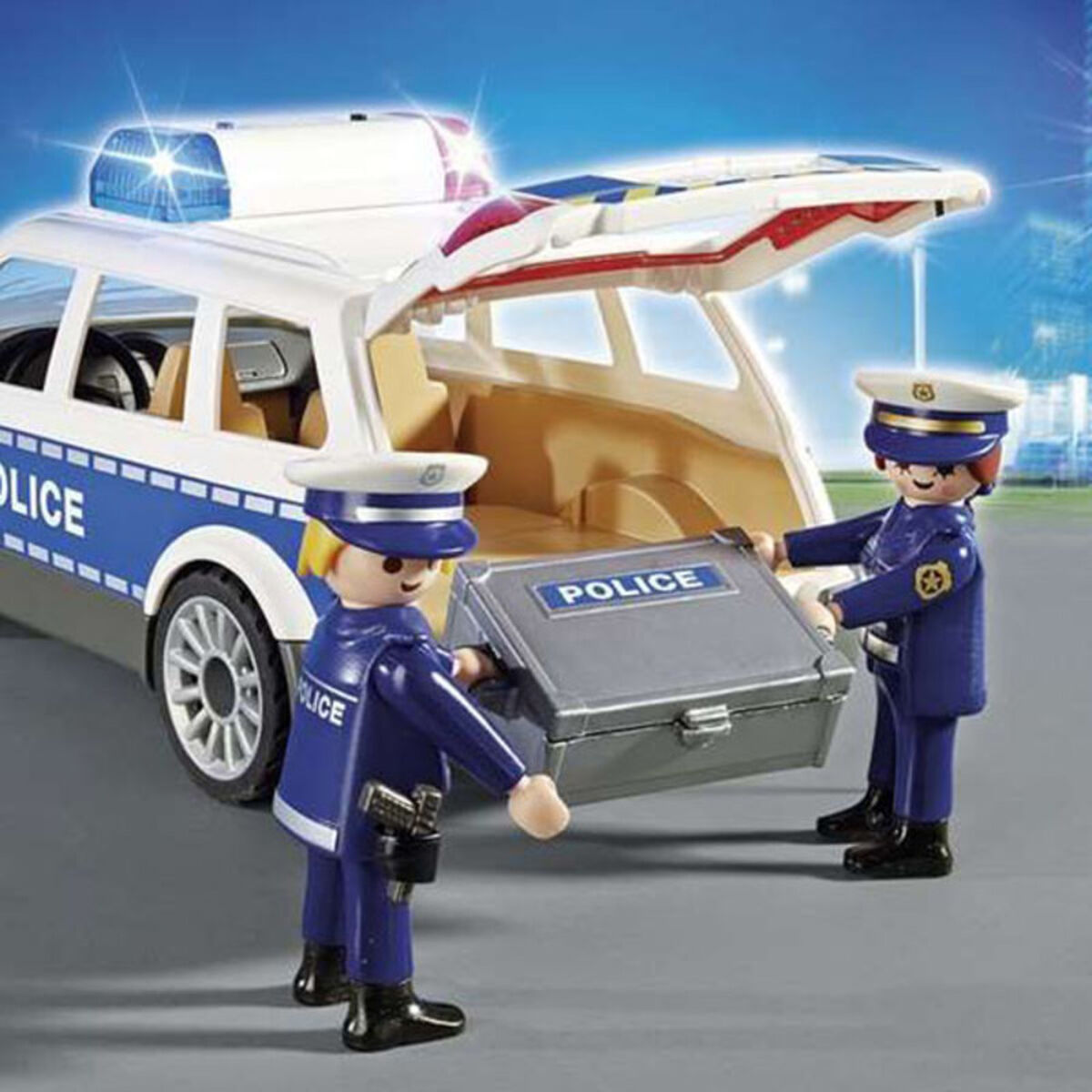 Aυτοκίνητο με Φως και Ήχο City Action Police Playmobil Squad Car with Lights and Sound (Δωρεάν Μεταφορικά)