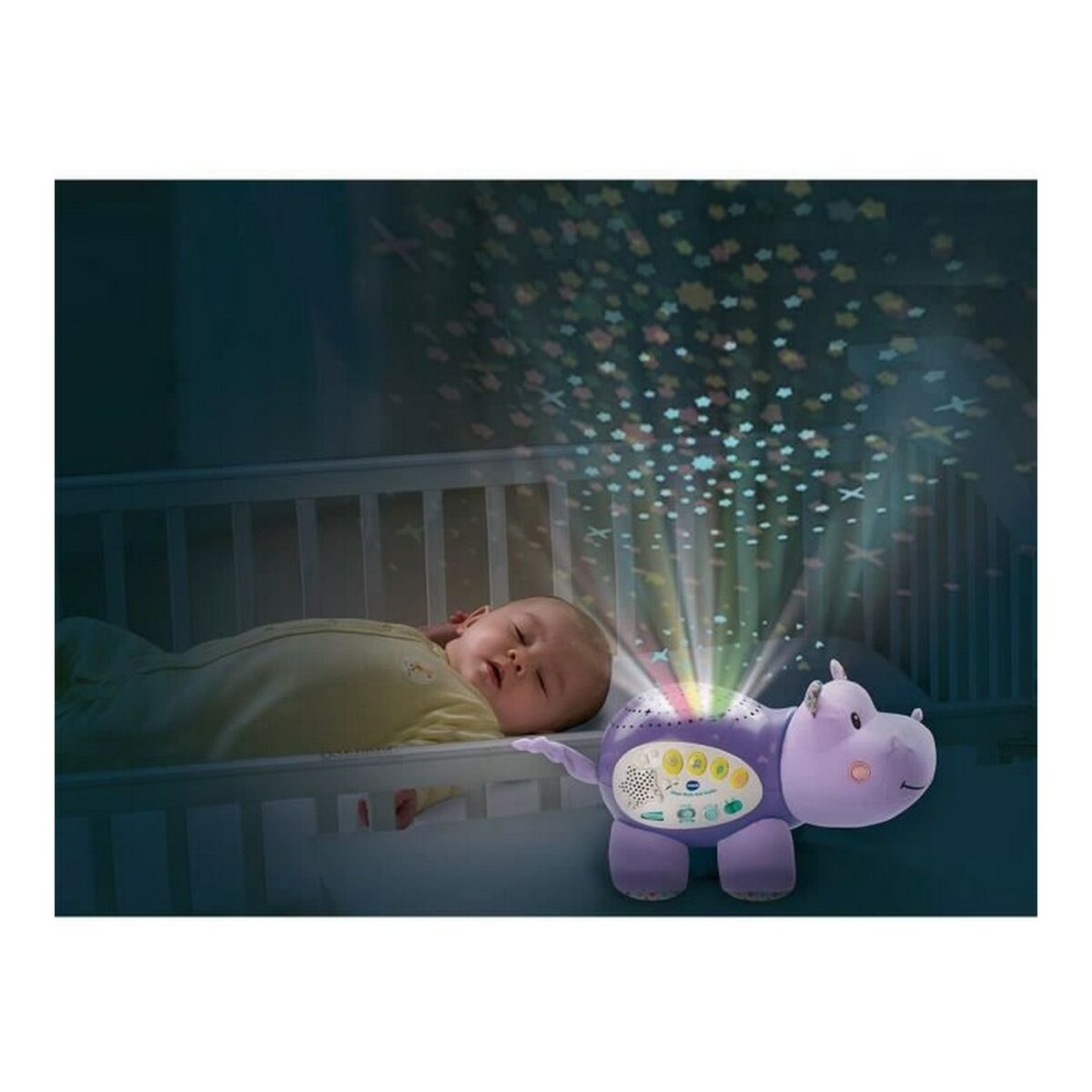 Αρκουδάκι με Ήχο Vtech Hippo Dodo Starry Night (FR) Μωβ (Δωρεάν Μεταφορικά)