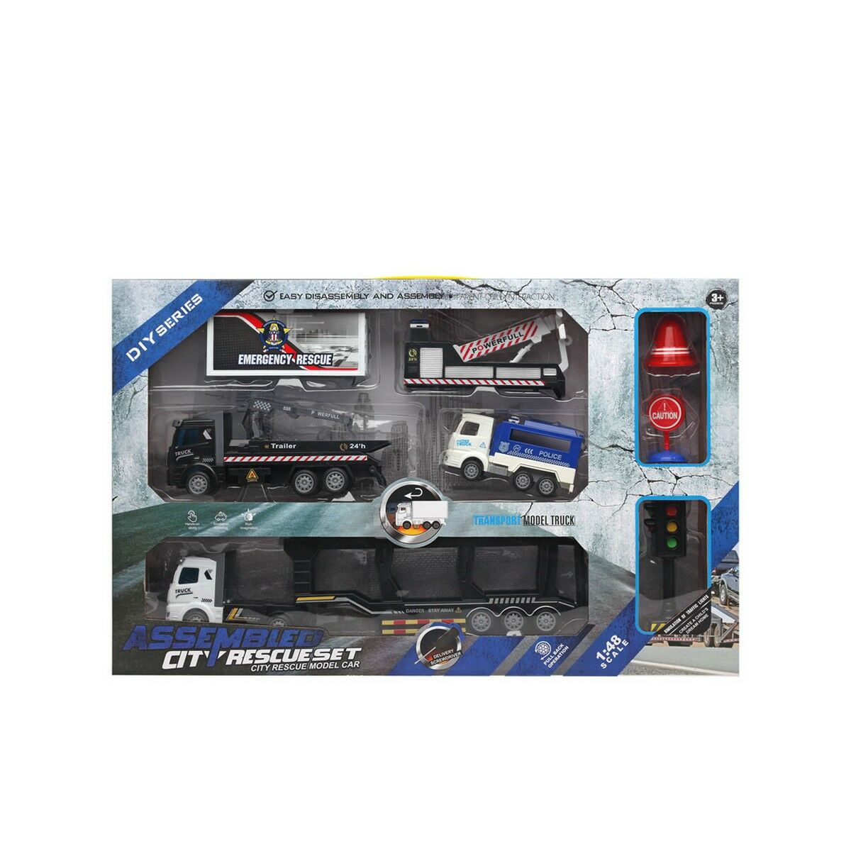 Playset Οχημάτων City Rescue 54 x 34 cm