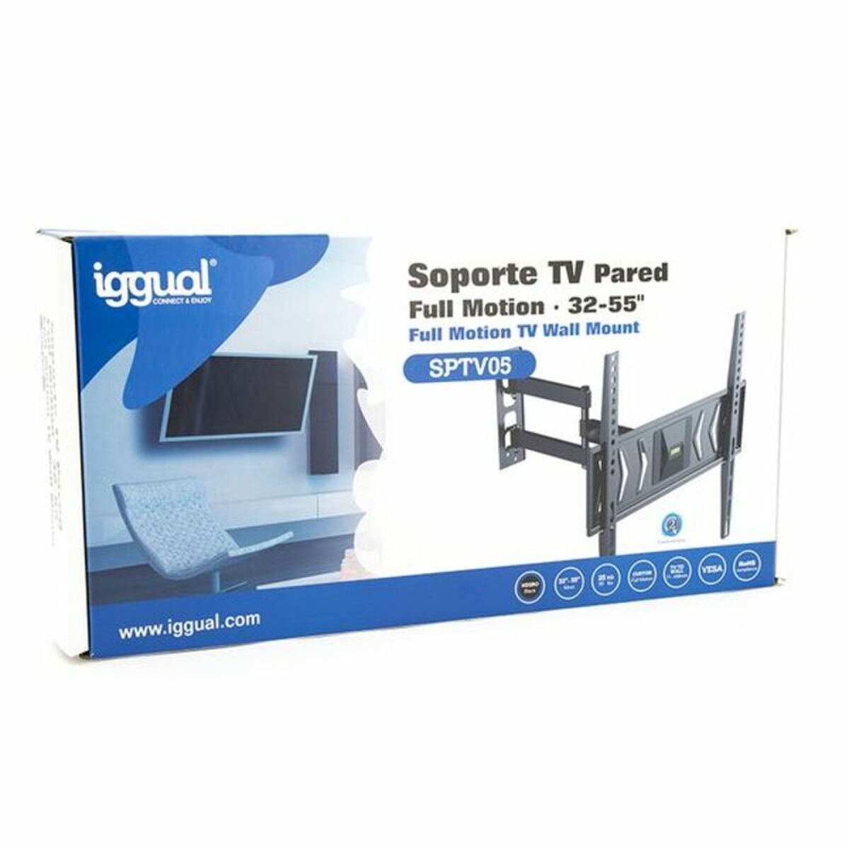 Βάση Τηλεόρασης iggual SPTV05 IGG314630 32"-55" 25 kg