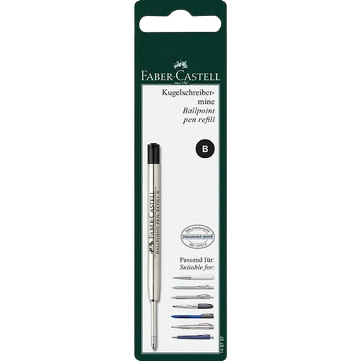 Ανταλλακτικά Faber-Castell Μολύβι Μαύρο (5 Μονάδες)