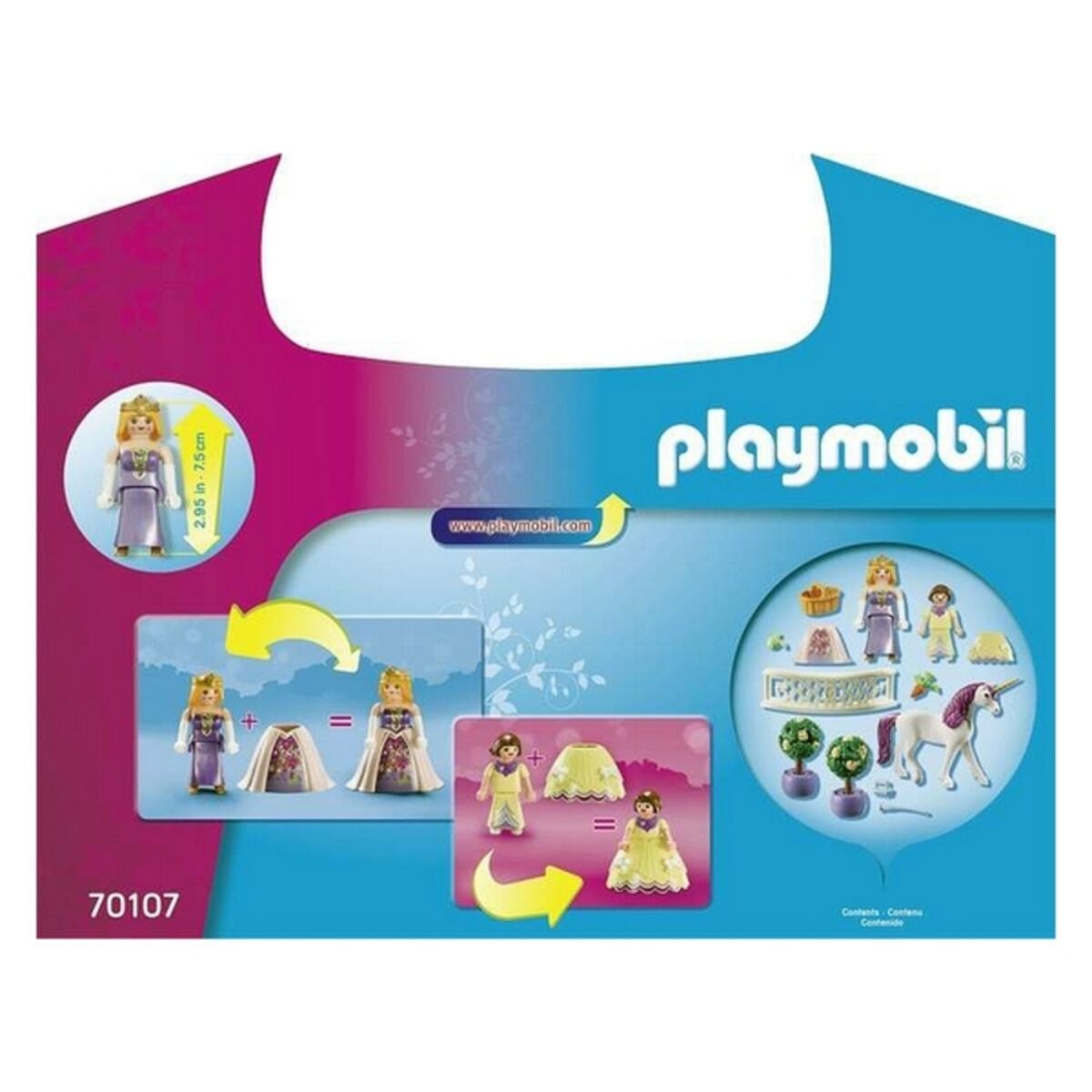 Playset Princess Unicron Carry Case Playmobil 70107 42 Τεμάχια (Δωρεάν Μεταφορικά)