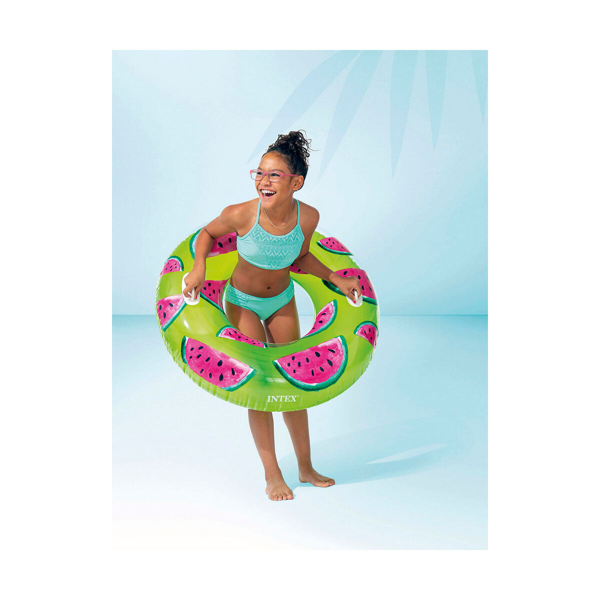 Inflatable Pool Float Intex Φρούτα PVC Ø 107 cm