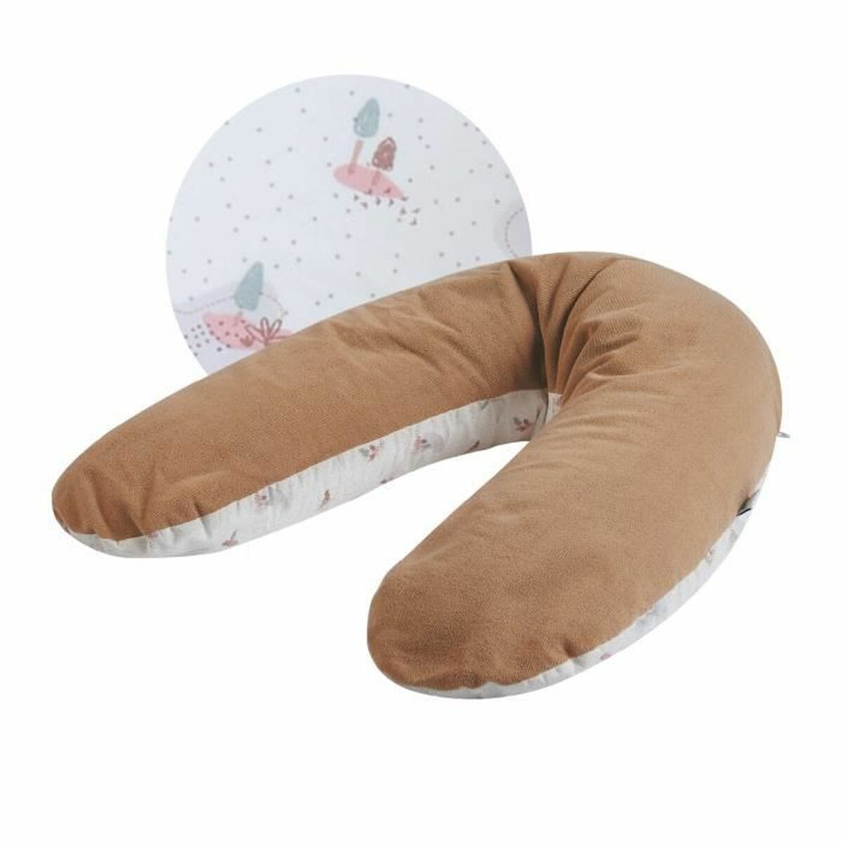 Breastfeeding Cushion Tineo Καφέ (Δωρεάν Μεταφορικά)