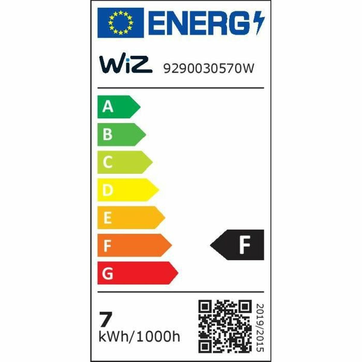 Έξυπνη Λάμπα Wiz ST64 E27 50 W Πολύχρωμο Χρυσό 7 W 640 lm (x2)