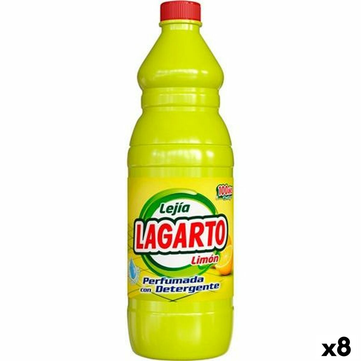 Bleach Lagarto Λεμονί 1,5 L (8 Μονάδες)