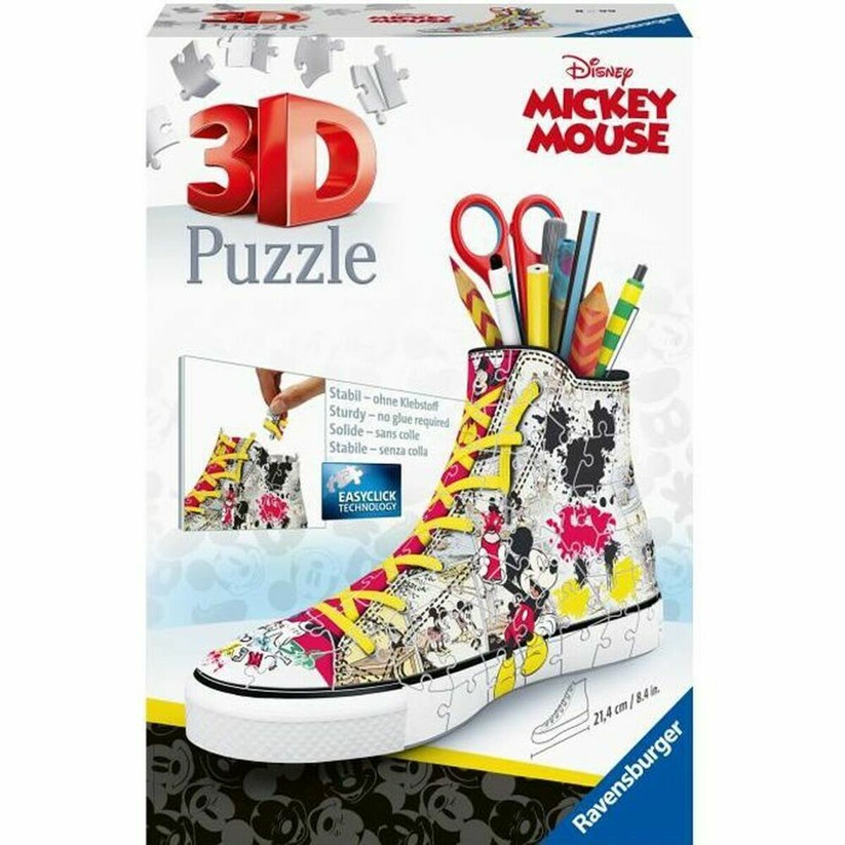 3D Παζλ Ravensburger Sneaker Mickey Mouse (108 Τεμάχια) (Δωρεάν Μεταφορικά)