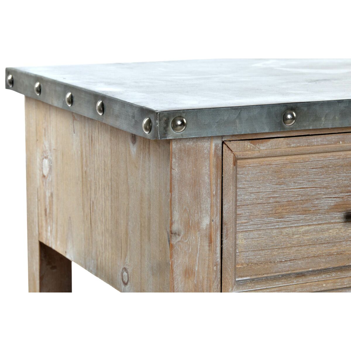 Console DKD Home Decor Ξύλο Αλουμίνιο 160 x 40,5 x 81 cm