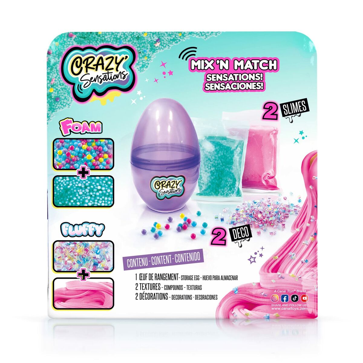 Slime Canal Toys Crazy Sensations (Δωρεάν Μεταφορικά)