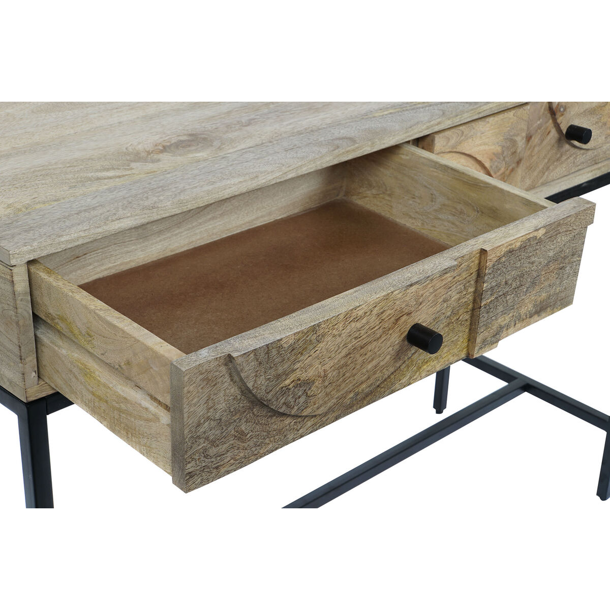 Console DKD Home Decor Μέταλλο Ξύλο από Μάνγκο 108 x 38 x 76 cm