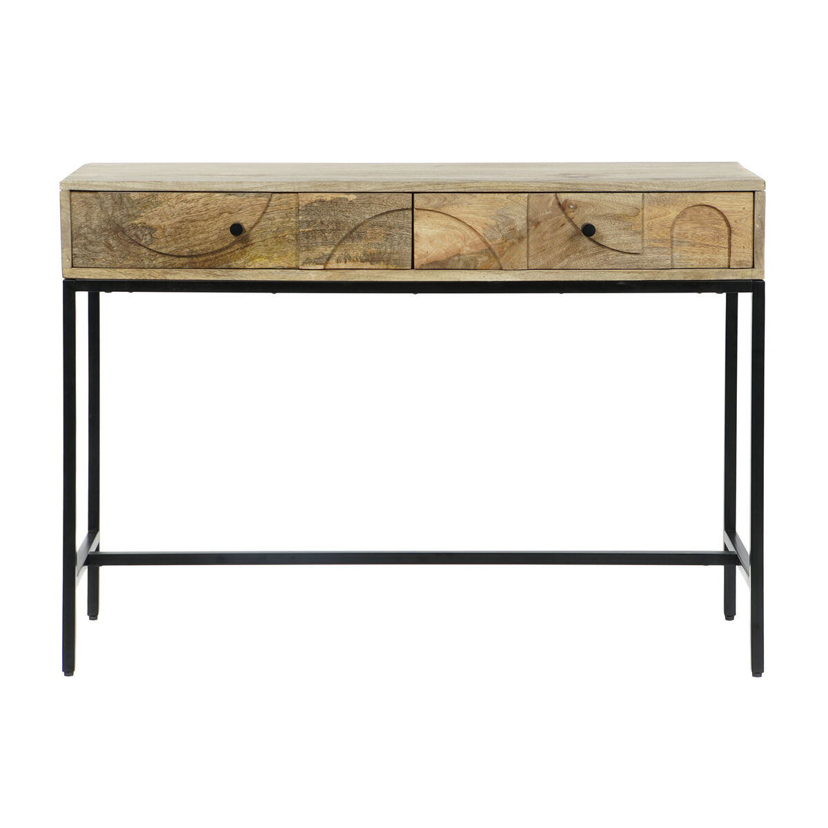 Console DKD Home Decor Μέταλλο Ξύλο από Μάνγκο 108 x 38 x 76 cm