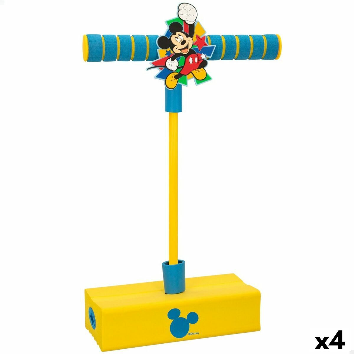 Άλτης pogo Mickey Mouse 3D Κίτρινο Παιδικά (4 Μονάδες)