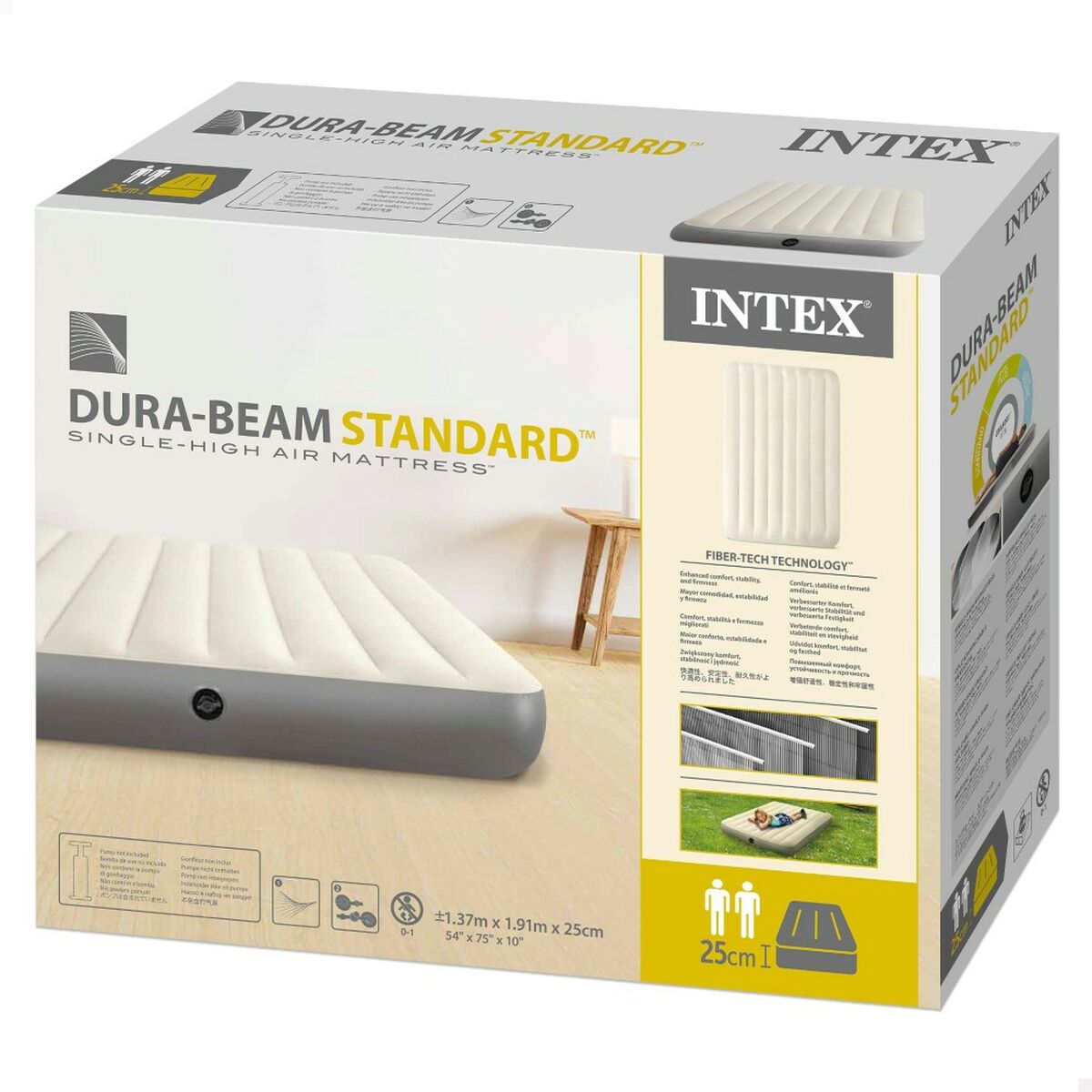 Air Bed Intex 137 x 25 x 191 cm (3 Μονάδες)