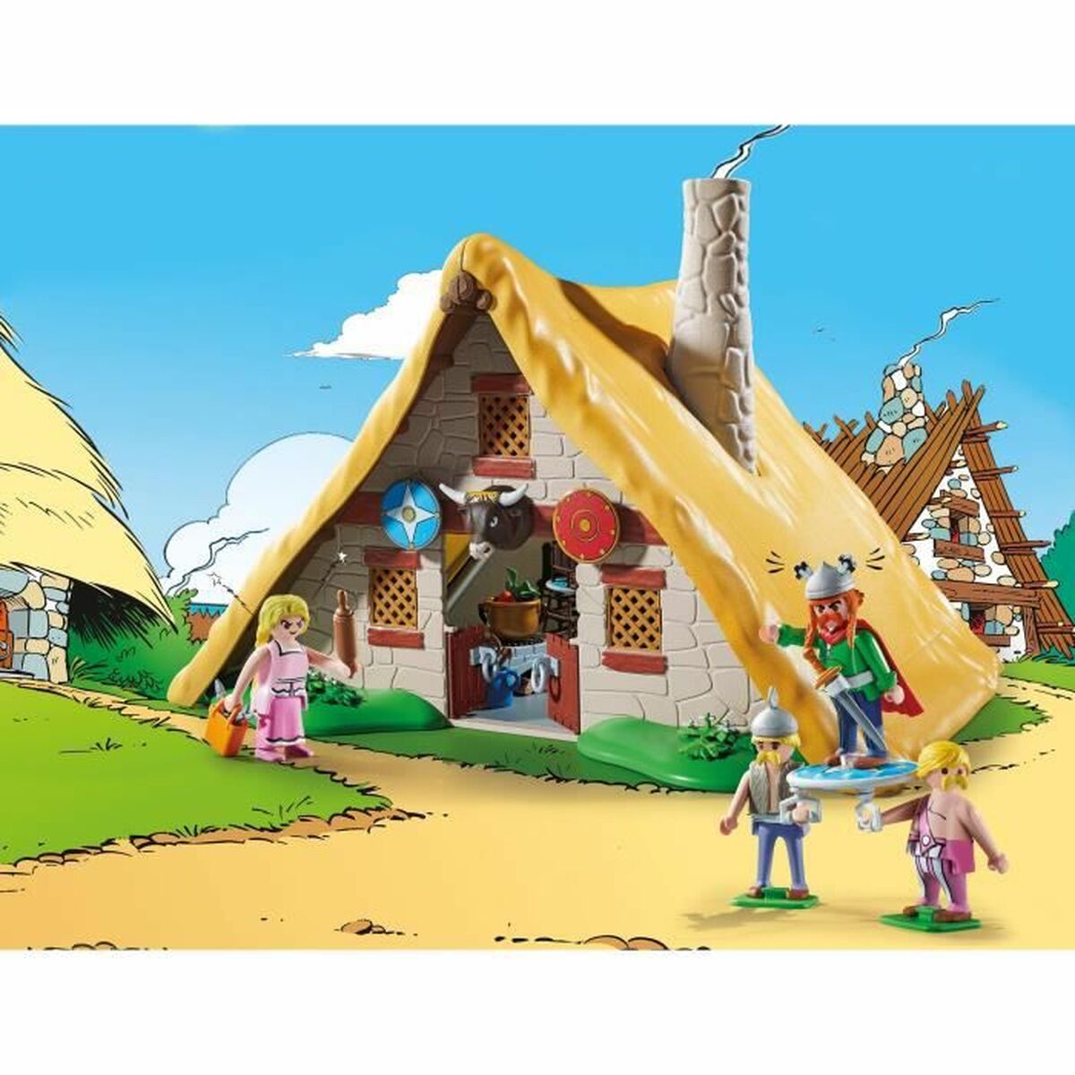 Playset   Playmobil Astérix: The hut of Abraracourcix 70932         110 Τεμάχια