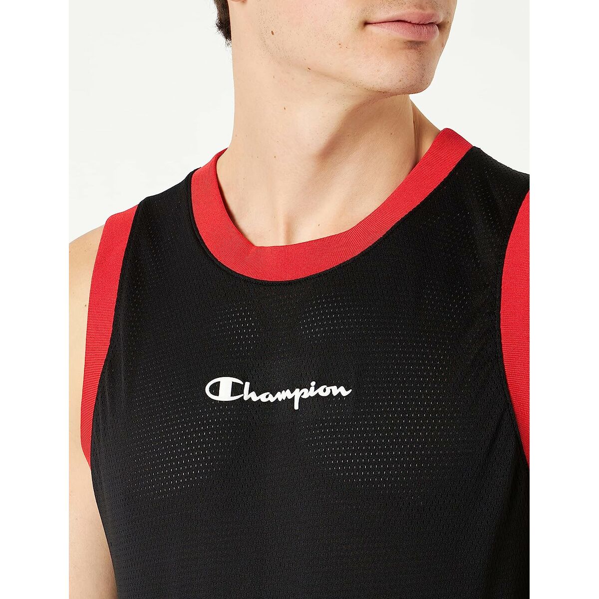 Αμάνικο Ανδρικό Mπλουζάκι Champion Tank Top Μαύρο