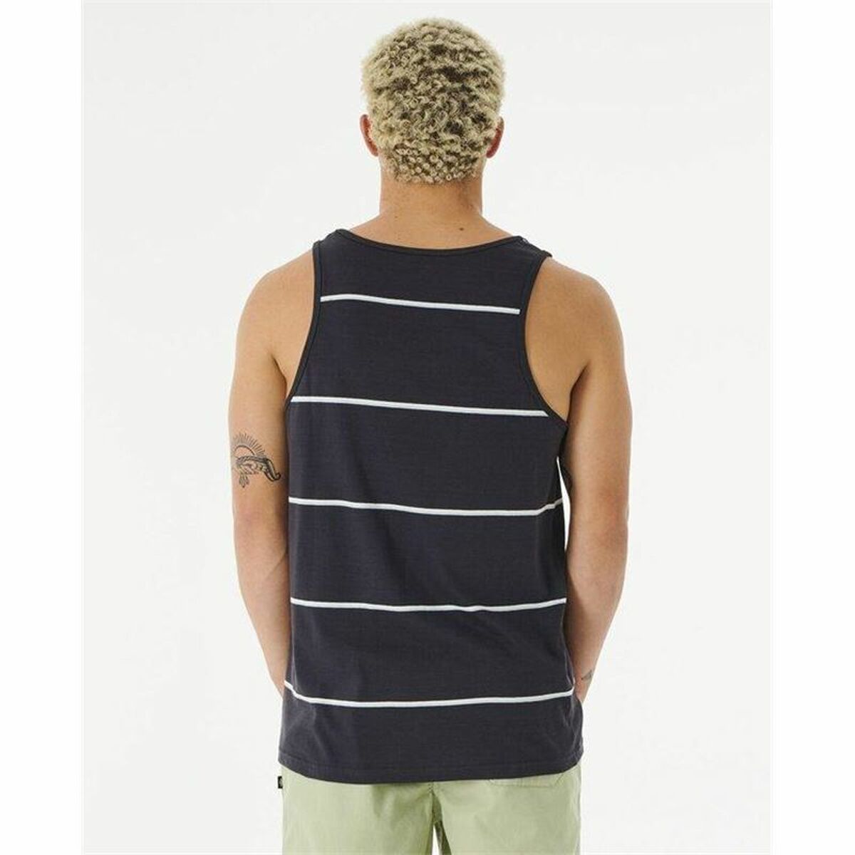 Αμάνικο Ανδρικό Mπλουζάκι Rip Curl Swc Rails Tank Μαύρο