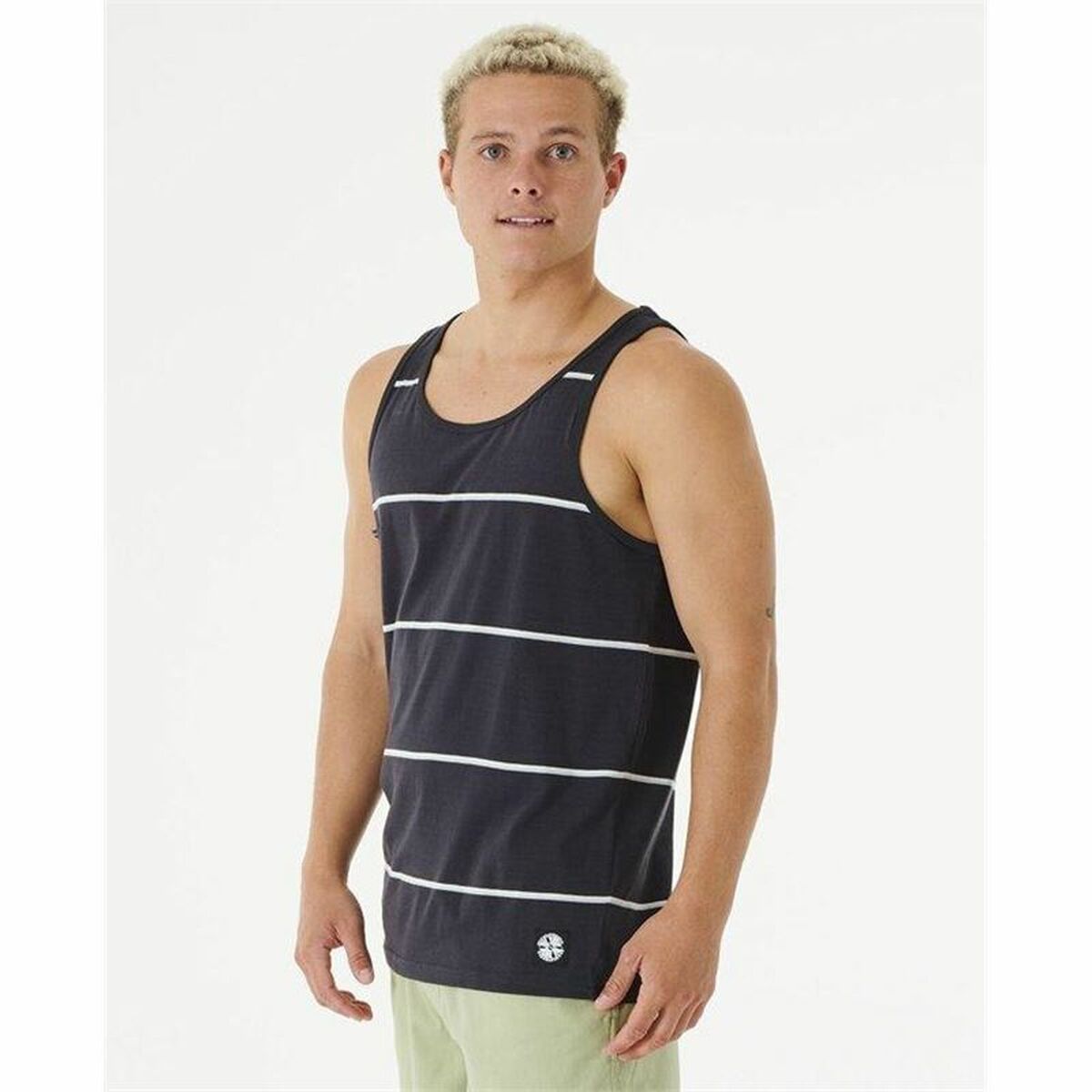 Αμάνικο Ανδρικό Mπλουζάκι Rip Curl Swc Rails Tank Μαύρο