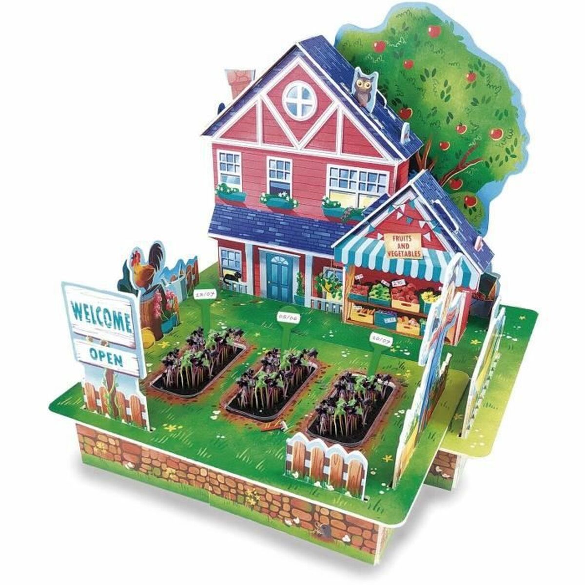 3D Παζλ Educa Dream Gardens 2in1