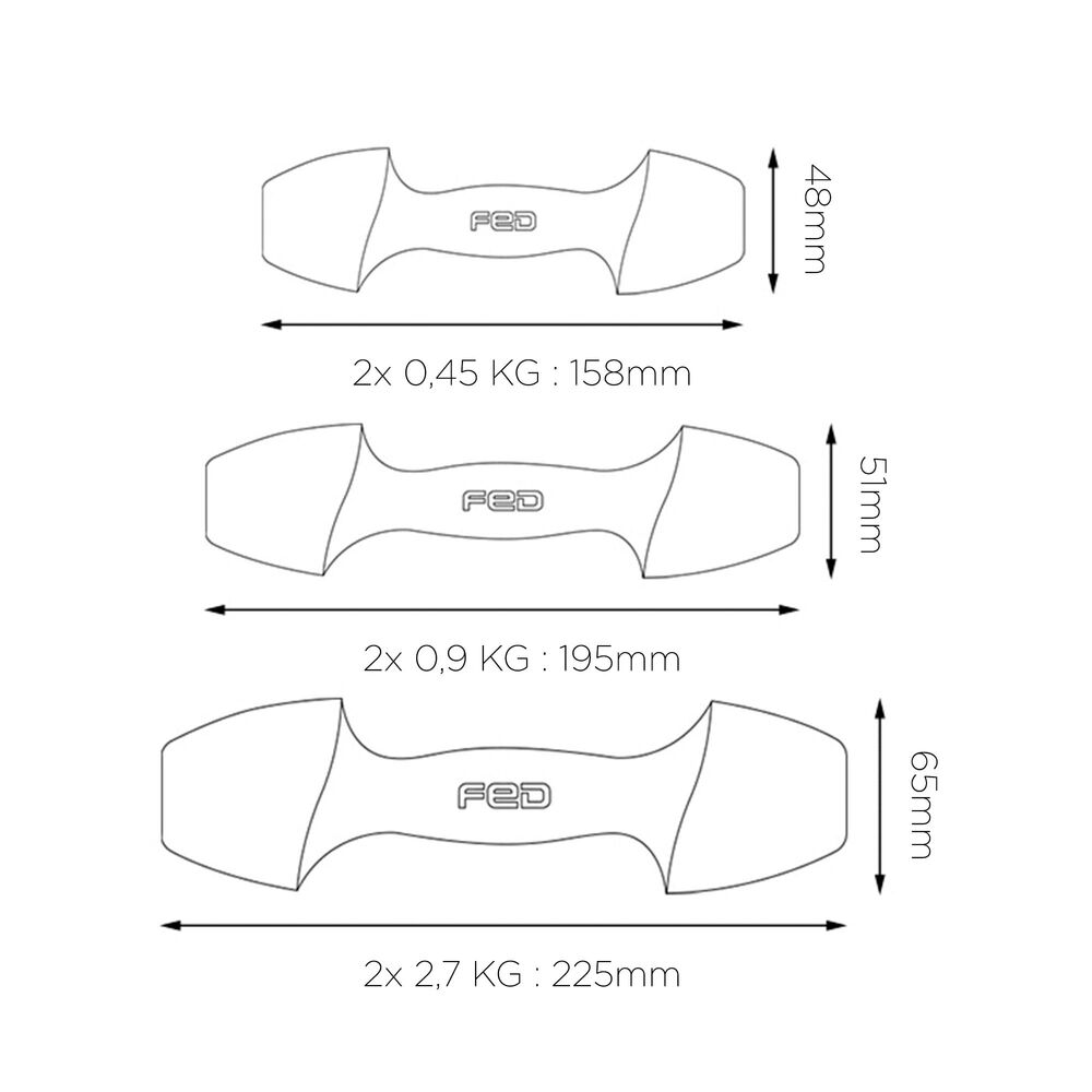 Αλτήρες Xiaomi ORMANG3LB 2,7 Kg Μαργαριτάρι x2