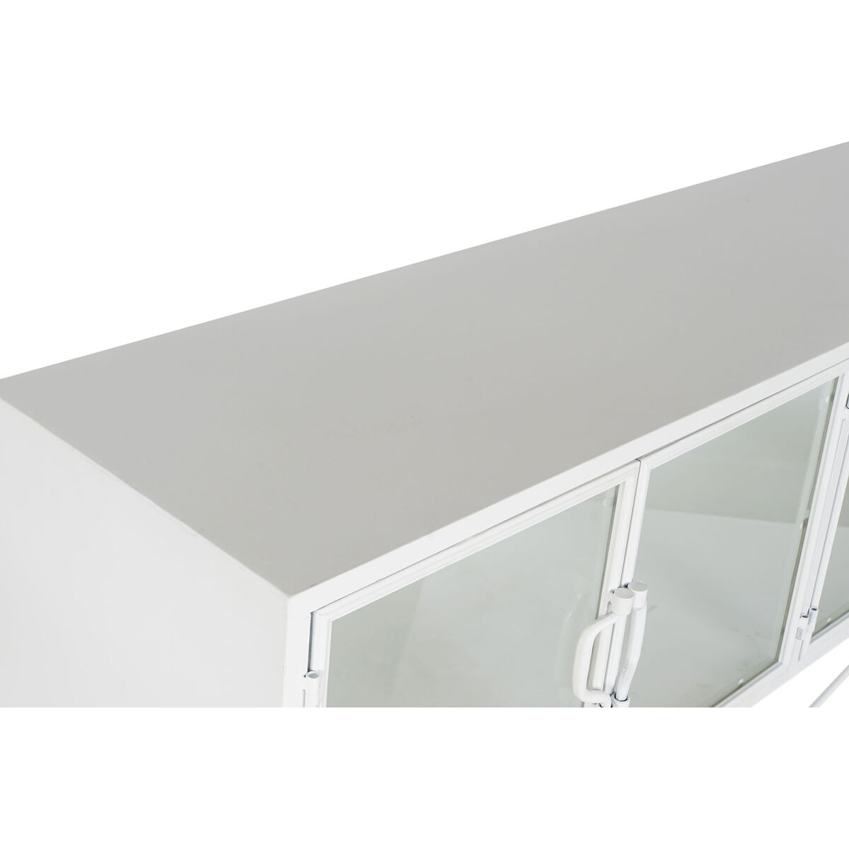 Console DKD Home Decor Λευκό Μέταλλο Κρυστάλλινο 120 x 35 x 80 cm