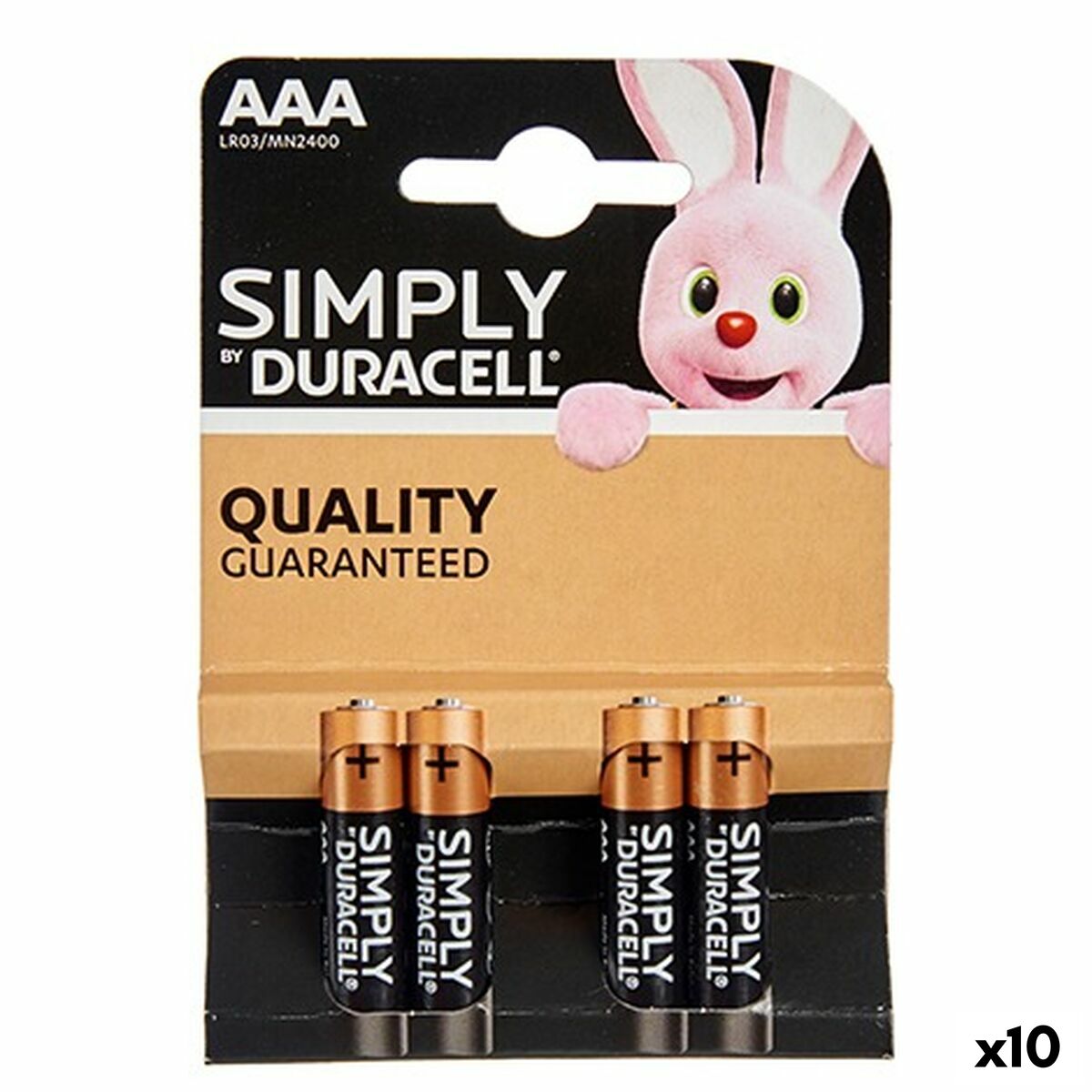 Αλκαλικές Μπαταρίες LR03 DURACELL (x10)