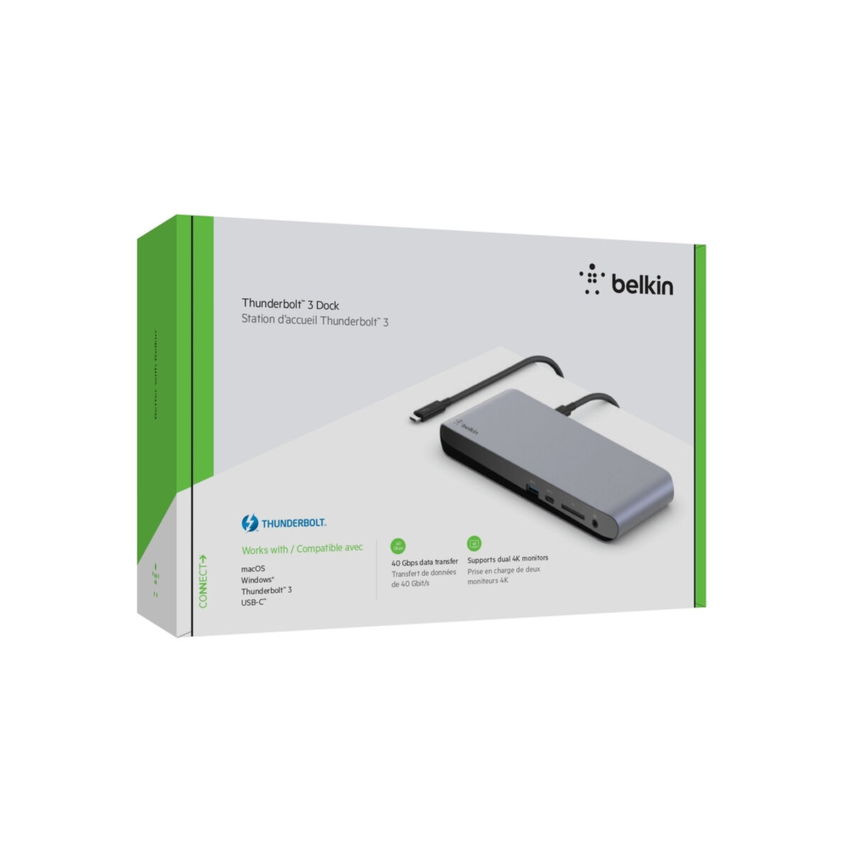 Dockstation Belkin F4U097VF Μαύρο 170 W (1 μονάδα)