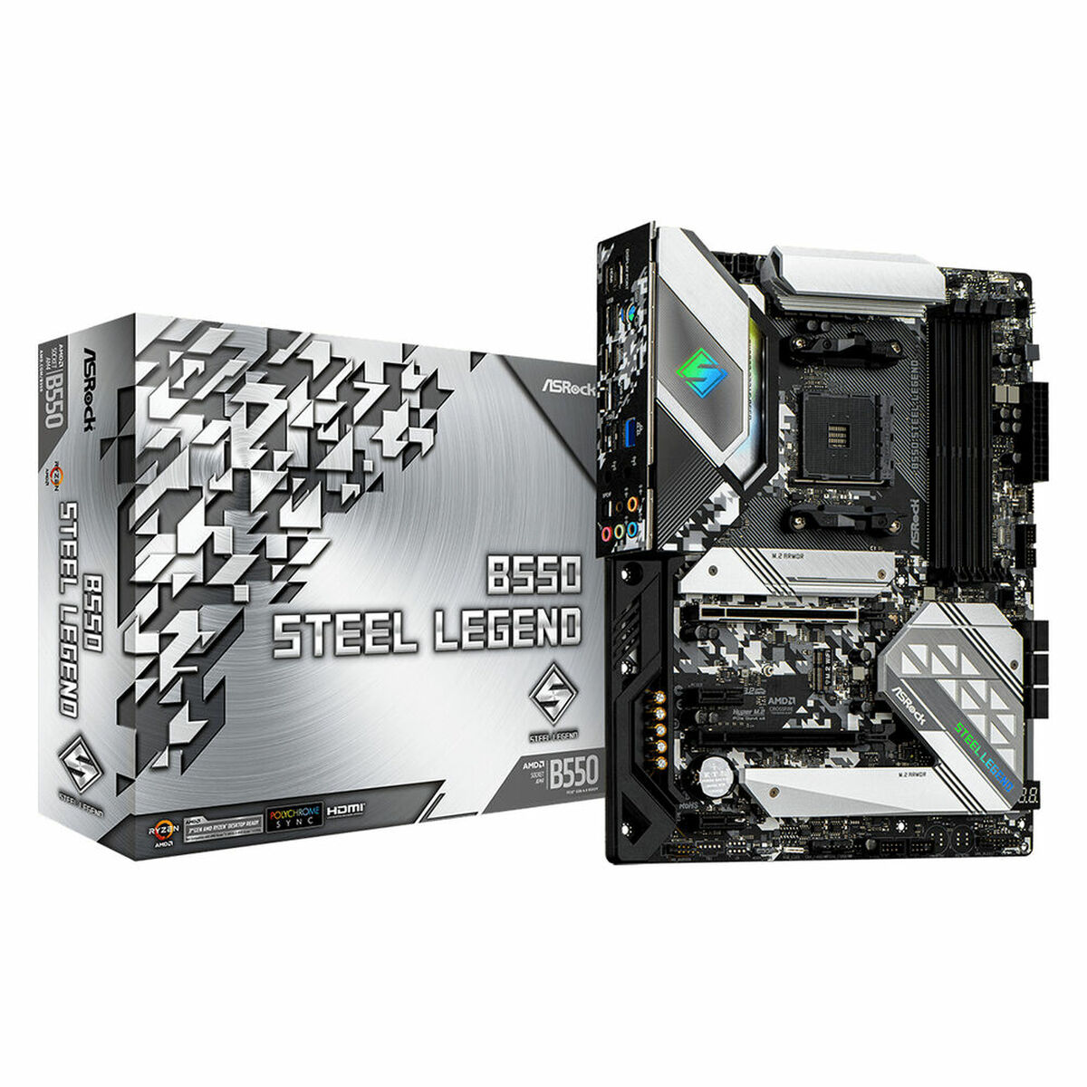 Μητρική Κάρτα ASRock B550 STEEL LEGEND AMD B550 AMD AMD AM4