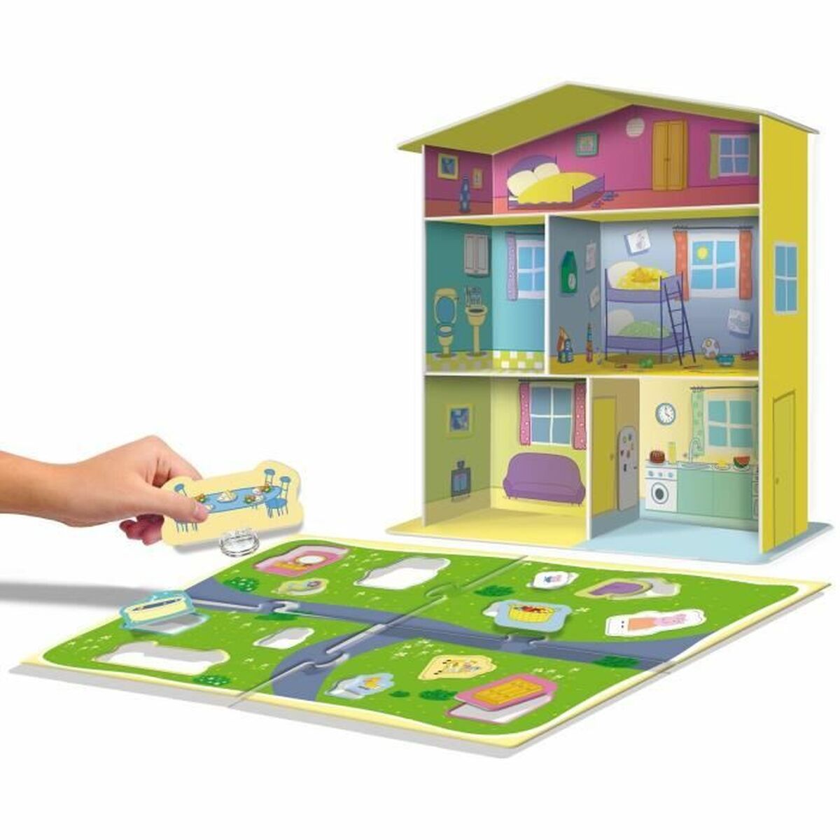 3D Παζλ Lisciani Giochi Peppa Pig Learning House 3D