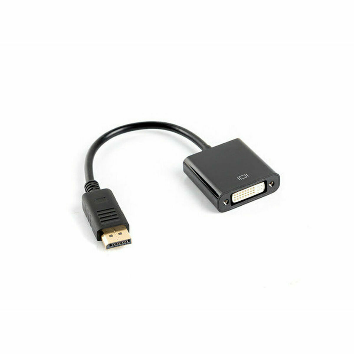 DisplayPort Αντάπτορας σε DVI Lanberg AD-0007-BK Μαύρο 10 cm