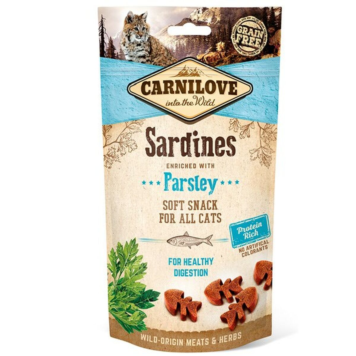 Snack for Cats Carnilove 8595602527236 50 g Λιχουδιές Ψάρια Μαϊντανός