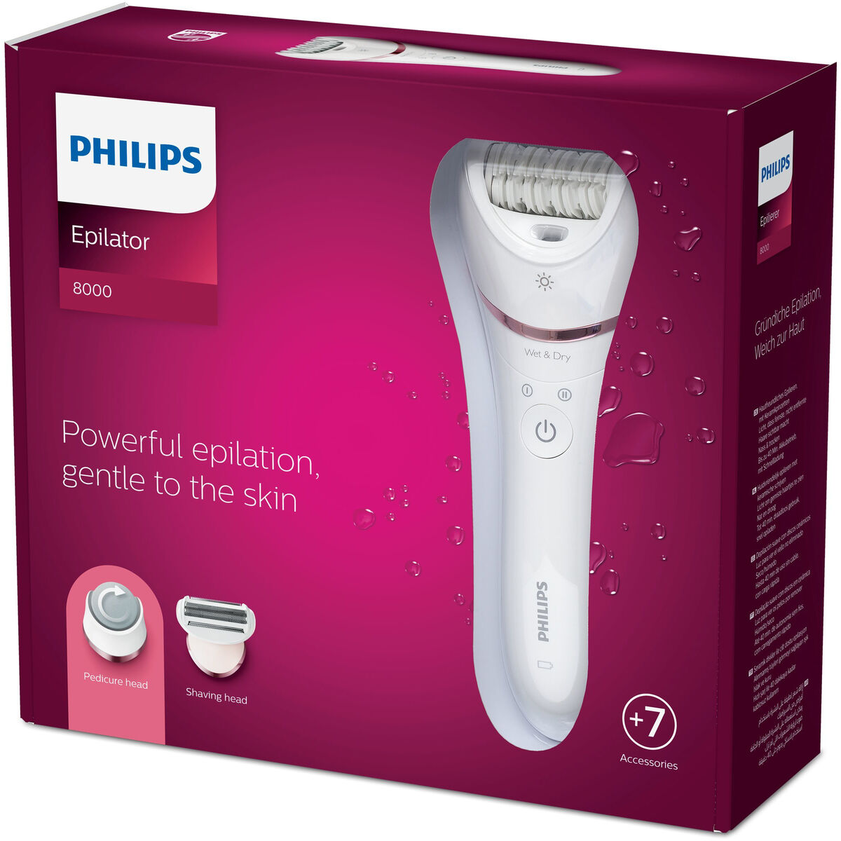 Ηλεκτρική Συσκευή Αφαίρεσης Μαλλιών Philips BRE730/10