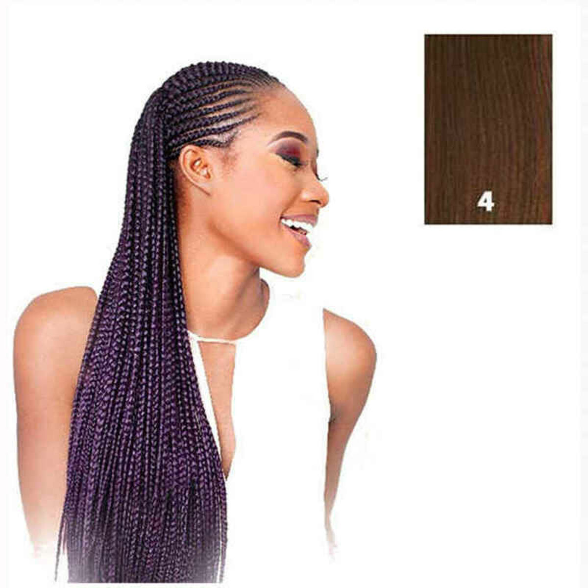 Extensions για τα Μαλλιά X-Pression   208,28 cm pelo sintetico Nº 4