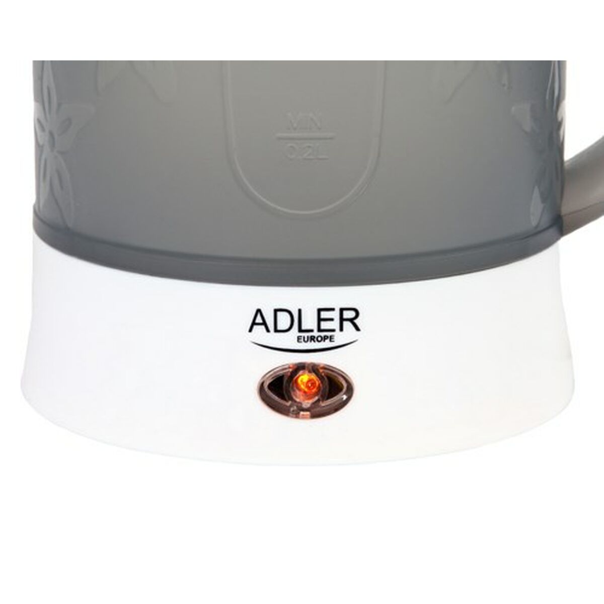 Βραστήρας Adler AD 1268 Λευκό Γκρι Πλαστική ύλη 600 W 0,6 L