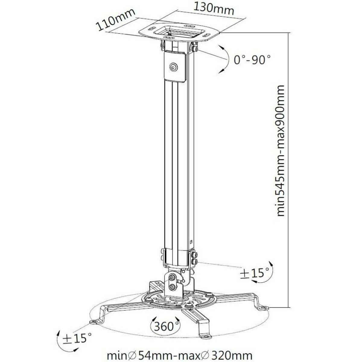 Αναλόγιο Techly ICA-PM 18M