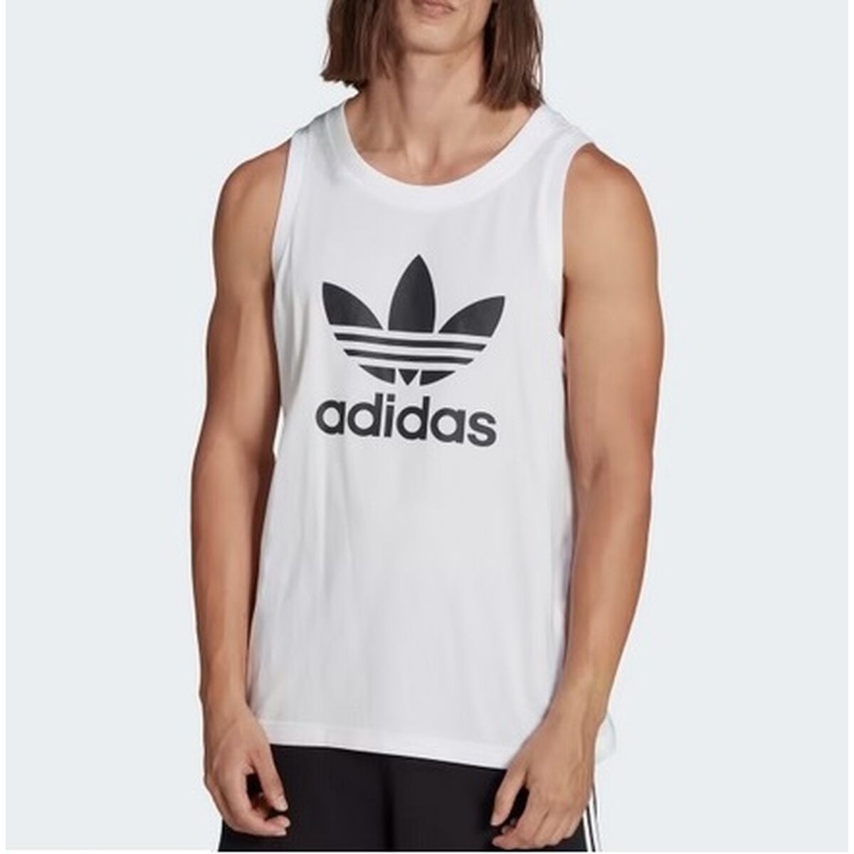 Αμάνικο Ανδρικό Mπλουζάκι Adidas  TREFOIL TANK IA4808  Λευκό